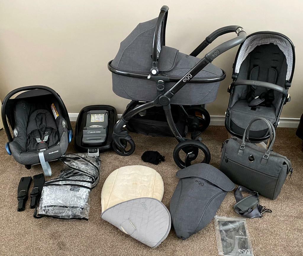 egg stroller quantum grey package